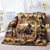 Born To Ride Motorcycle Home Blanket Customize Your Names Comfortable Soft Lightweight Allseason Multipurpose Blanket For Picnics Sofas Offices Beds