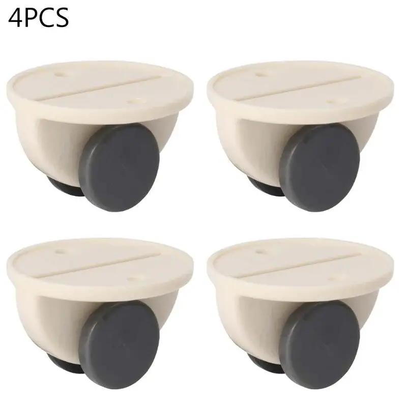4 Pcs/set Adhesive Swivel Casters Universal Furniture Wheel Castor Roller for Storage