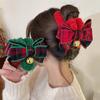 Christmas Winter Hair Clip Plush Korean Ponytail Holder Women Hair Claws Shark Clip Autumn Hairgrip