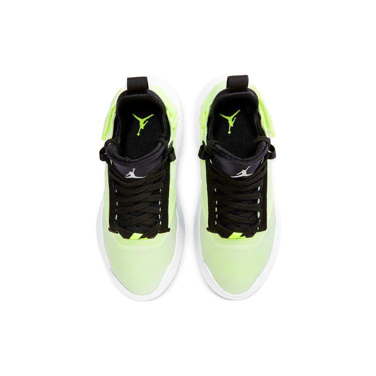 Air Jordan Proto 23 GS Barely Volt Kids Sneakers Green Black AT3176-700