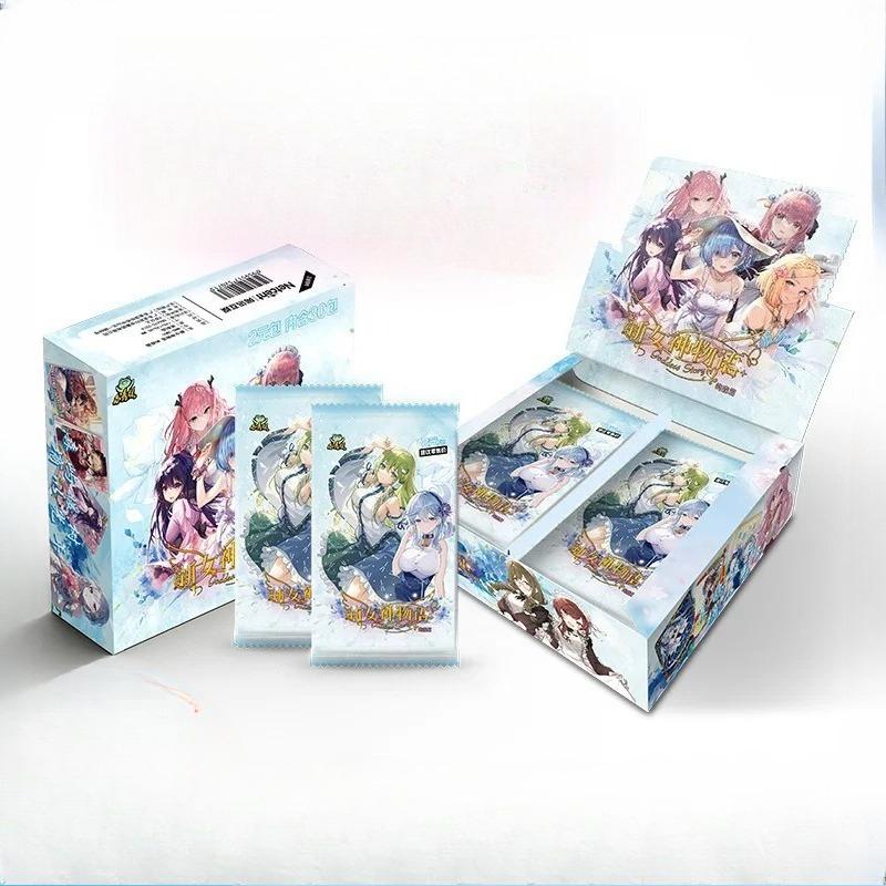 Goddess Story Anime Waifu Sammelkarten Box Set – Seltene SSR/SR Genshin Impact Charakterkarten Ideales Geschenk für Anime-Fans und Hobbyisten