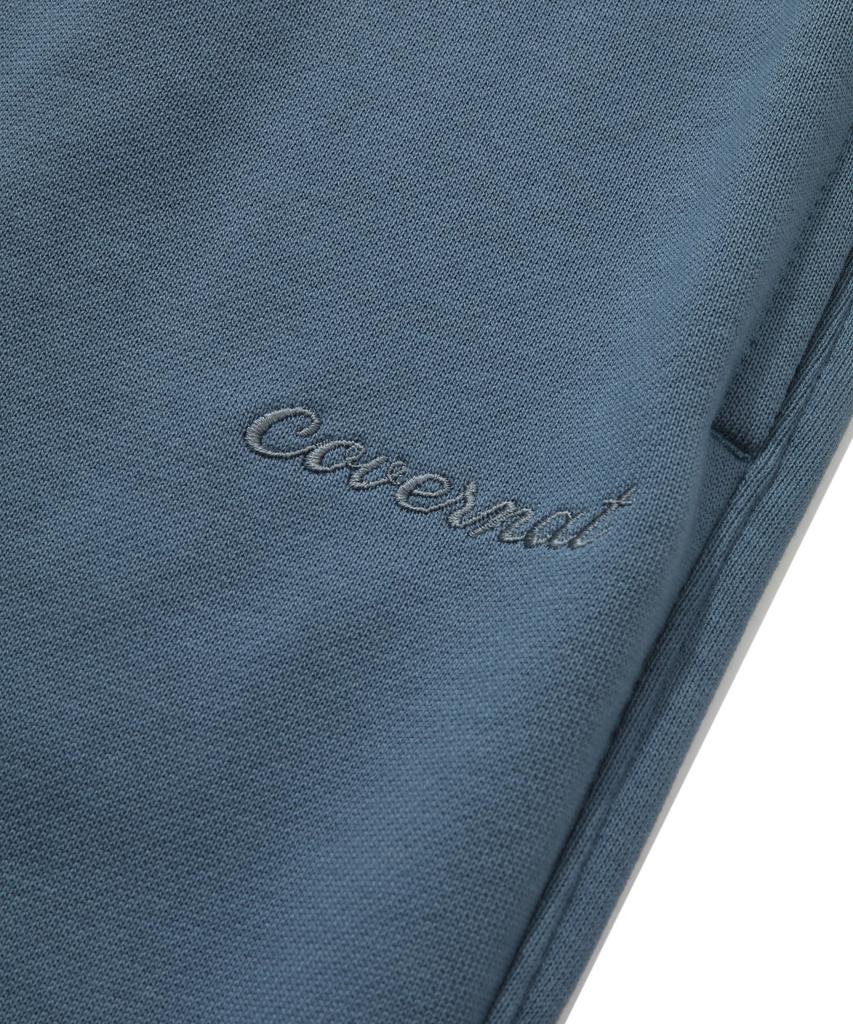 COVERNAT WOMAN Semi-Bootcut Sweatpants Dark Blue