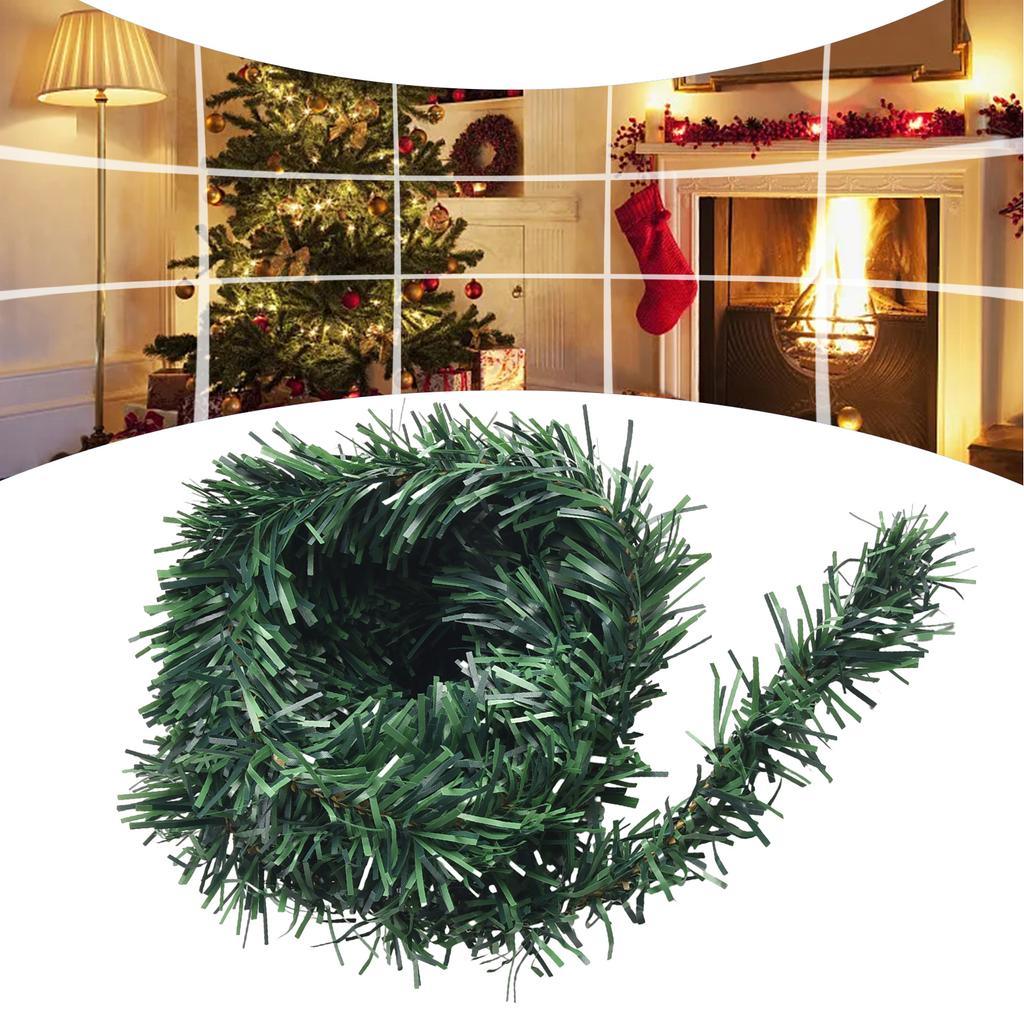 Add Festivewith 5 5m Artificial Pine Green Tree Christmas Garland