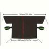 Car Windshield Snow Cover Plaid Oxford Cloth Windshield Frost Guard with Green Reflective Strips 6 Magnets Windproof Anti-Freeze Anti-Ice Front