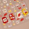 Redanco 5D Cartoon Nail Art Stickers: New Year Wealth & Beast Design (DR1592)