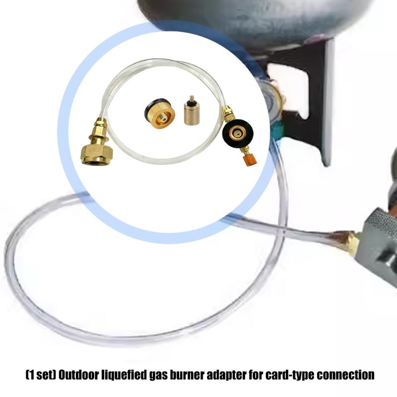 High Efficiency Outdoor Cylinder Filling Adapters Camping Gas Tanks Refills Adapters for Camping Burners Easy To Install