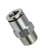 PC POC PL PH SL M5 M6 1/8" 1/4" 3/8" 1/2" BSP Male Female Elbow Tee Pneumatic Brass Push In Quick Connector Release Air Fitting