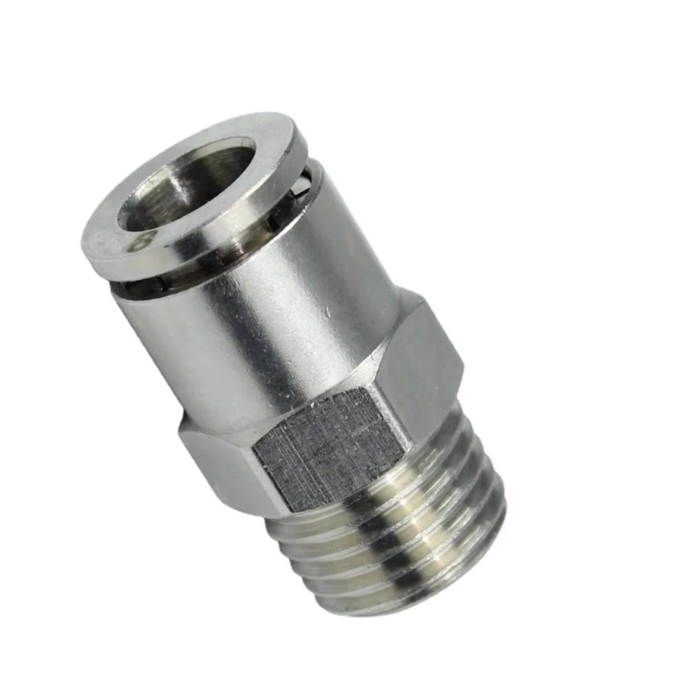 

PC POC PL PH SL M5 M6 1/8 1/4 3/8 1/2 BSP Male Female Elbow Tee Pneumatic Brass Push In Quick Connector Release Air Fitting 4-M5 (4mm-M5x0.8mm)&1 pc