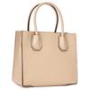 New MICHAEL KORS Mercer Cow Leather Trunk Bag Shoulder Bag Crossbody Handbag Medium Women's Beige 35S1GM9M2L-135