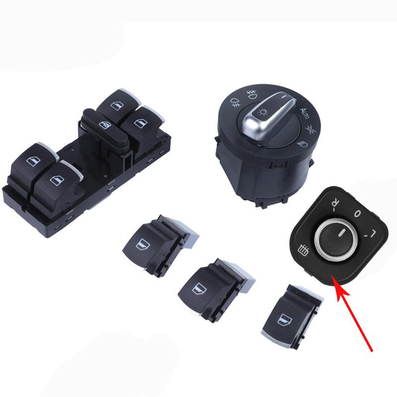 Auto Headlight Window Switch For VW Golf 5 6 Tiguan Passat B6 Jetta 6 GTI 5ND959857 5ND959565A 5ND959565B 5ND941431B 5ND959855