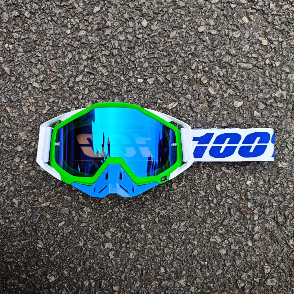 Occhiali da sole da moto classici per fuoristrada all'aperto 100% per la guida, occhiali protettivi per casco resistenti al vento e alla sabbia, equipaggiamento fresco per mountain bike