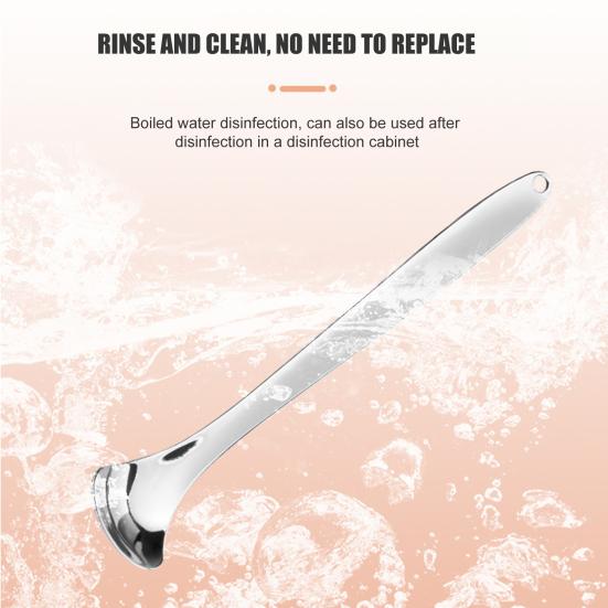 Tongue Brush Excellent Fit Ergonomics Handle 3 Types Stainless Steel Tongue Scraper Metal Cleaner for Home Use
