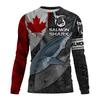 Fishing Graphic Men Fashion Tops Men's Clothing Outdoor Sun Protection Tee Men's Long Sleeve T-Shirt