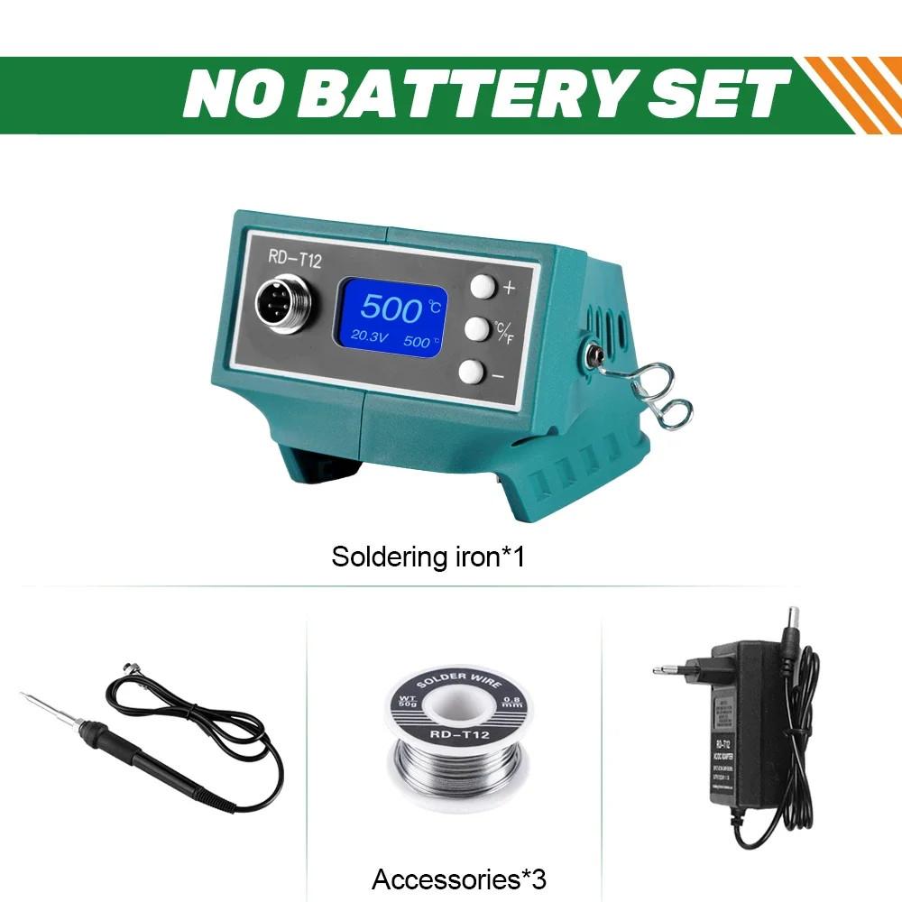 500°C 2 IN 1 Digital Electric Soldering Iron DC/AC Two Power Supplying Mode Multifunction Power Tool Cordless Welding Machine