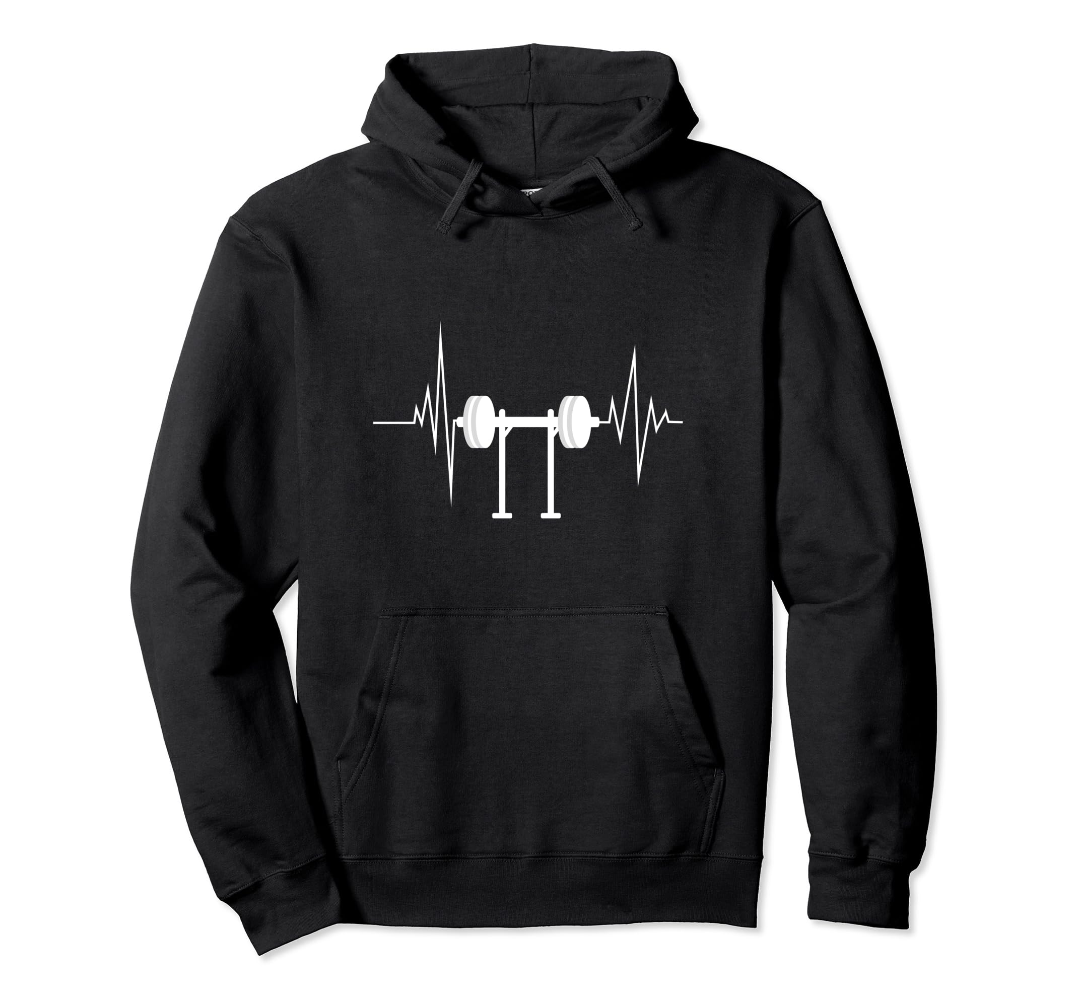 

Heartbeat Fitness Dumbbell Heartline Gym Bodybuilding Love Hoodie
