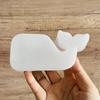 Flexible Silicone Candlestick Mold for Home Decoration and Crafts 3D Whale Shaped Tealight Holder Desk Ornament Mould