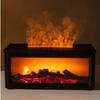 Chimenea con Control Remoto, Humidificador de Llama con Luz LED, Difusor de Chimenea Simulada, Hogar