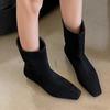 Fashion Flats Women Ankle Boots Pointed Toe Fashion Shoes Casual Cozy Woman Winter Botas 2025 New Designer Dress Mujer Chelsea Boots