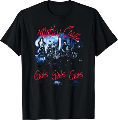 Mötley Crüe - Girls Girls Girls Tracklist T-Shirt