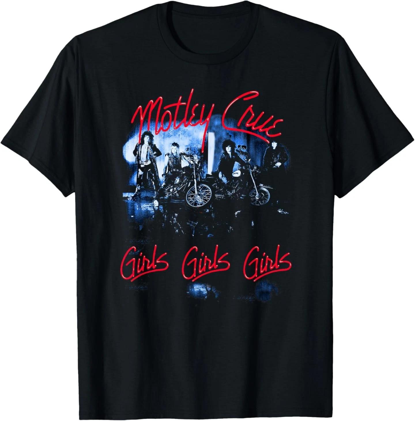 Mötley Crüe - Girls Girls Girls Tracklist T-Shirt 4XL