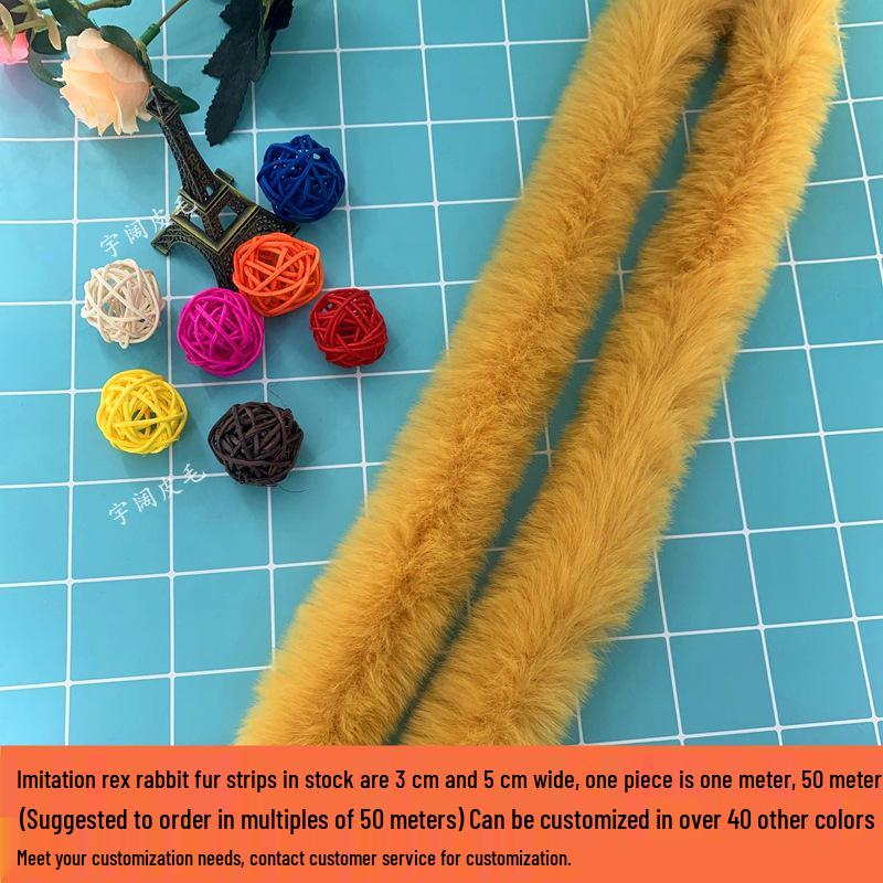 Imitation Rabbit and Mink Fur Strips: Autumn/Winter Cheongsam Accessories, Cuffs, Cape Trim