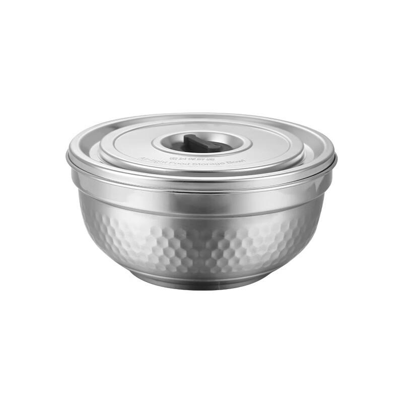 ZISIZ Auspicious 304 Stainless Steel Sealed Food Storage Bowl