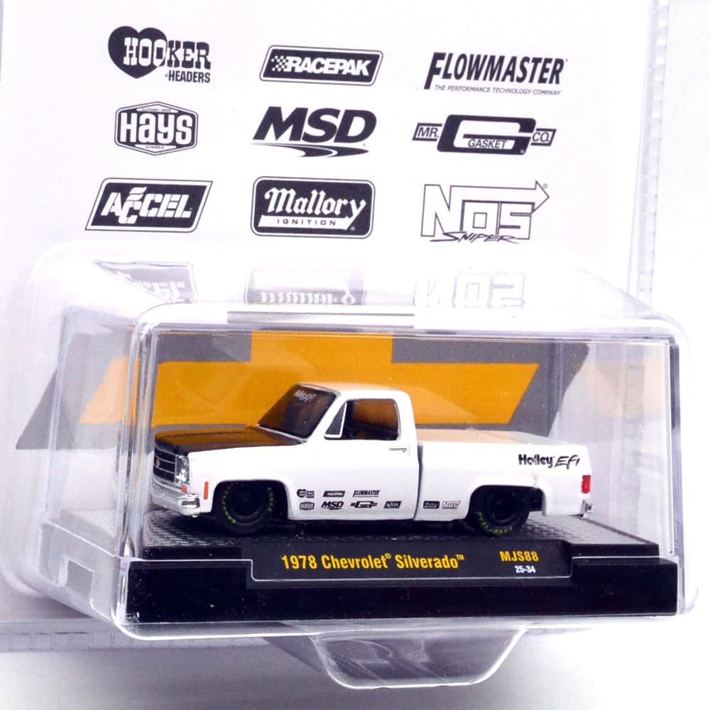 M2 MACHINES 1/64 MiJo EXCLUSIVE - 1978 CHEVROLET SILVERADO HOLLEY CUSTOM MiJo Limited Edition - 1978 Chevrolet Silverado - Holley Custom