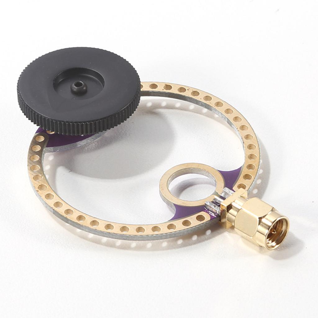 2pcs Donut VHF UHF FM Small Loop Antenna Set 400M-470MHz 80M-150MHz SMA Radio Antenna for HFDY DSP DSP2 Receiver Accessories