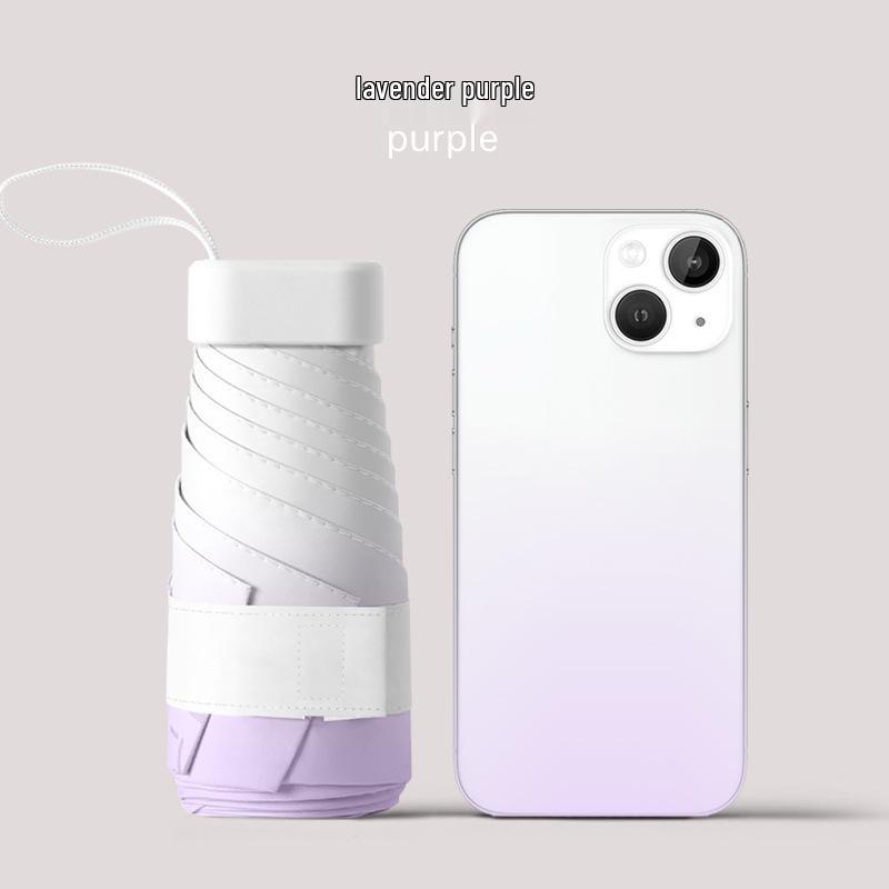 Gradient Color Automatic Foldable Umbrella for Sun & Rain with UV Protection for Women