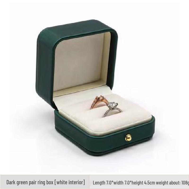 

Luxurious PU Jewelry Storage Box for Rings, Necklaces, Bracelets, Bangles, and Gifts