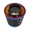 76mm2.99in Modifierad Aluminiumlegering Svamphuvud LuftfilterKolfiber