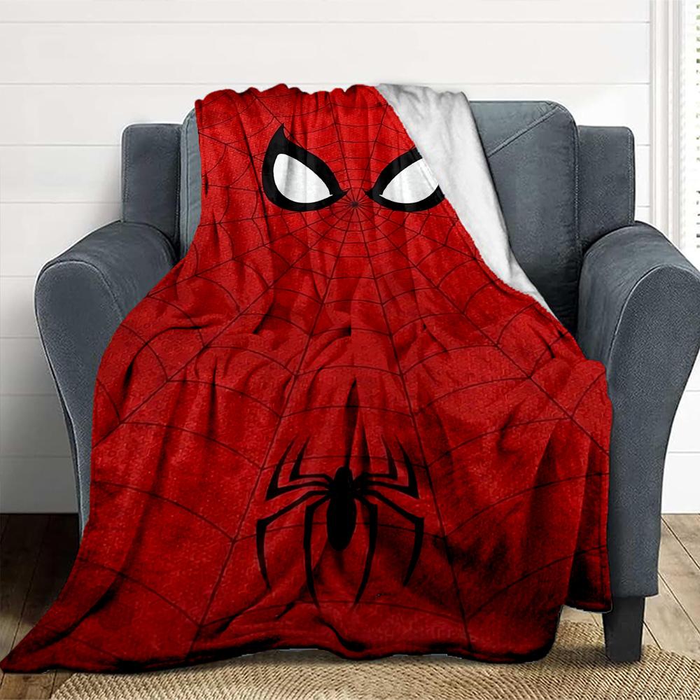 Spiderman Flannel Blanket Throw Blanket Soft Warm Sofa Bed Camping home Decor Unique Christmas Gift C926407