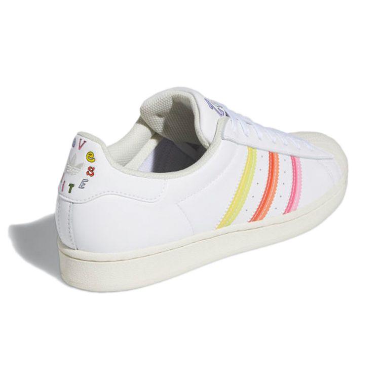Adidas Superstar Pride Unisex Sneakers White Cloud-White Off-White GW2415