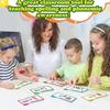Interactive 30 Read Flip Book Words&Images Word Family Build Books Reading Flip Book  Kids Toys