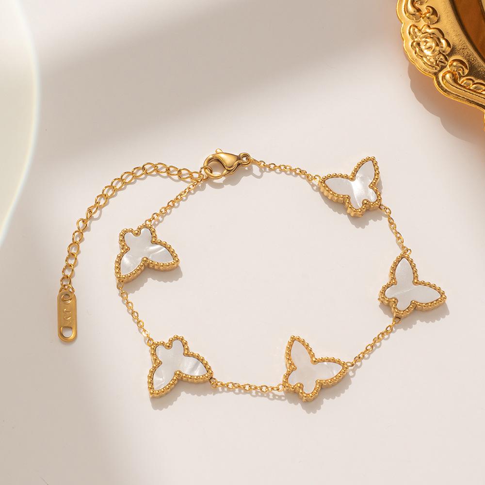 Schmetterling Titanstahl Damenarmband - Trendiges, stilvolles, vielseitiges Schmuckaccessoire