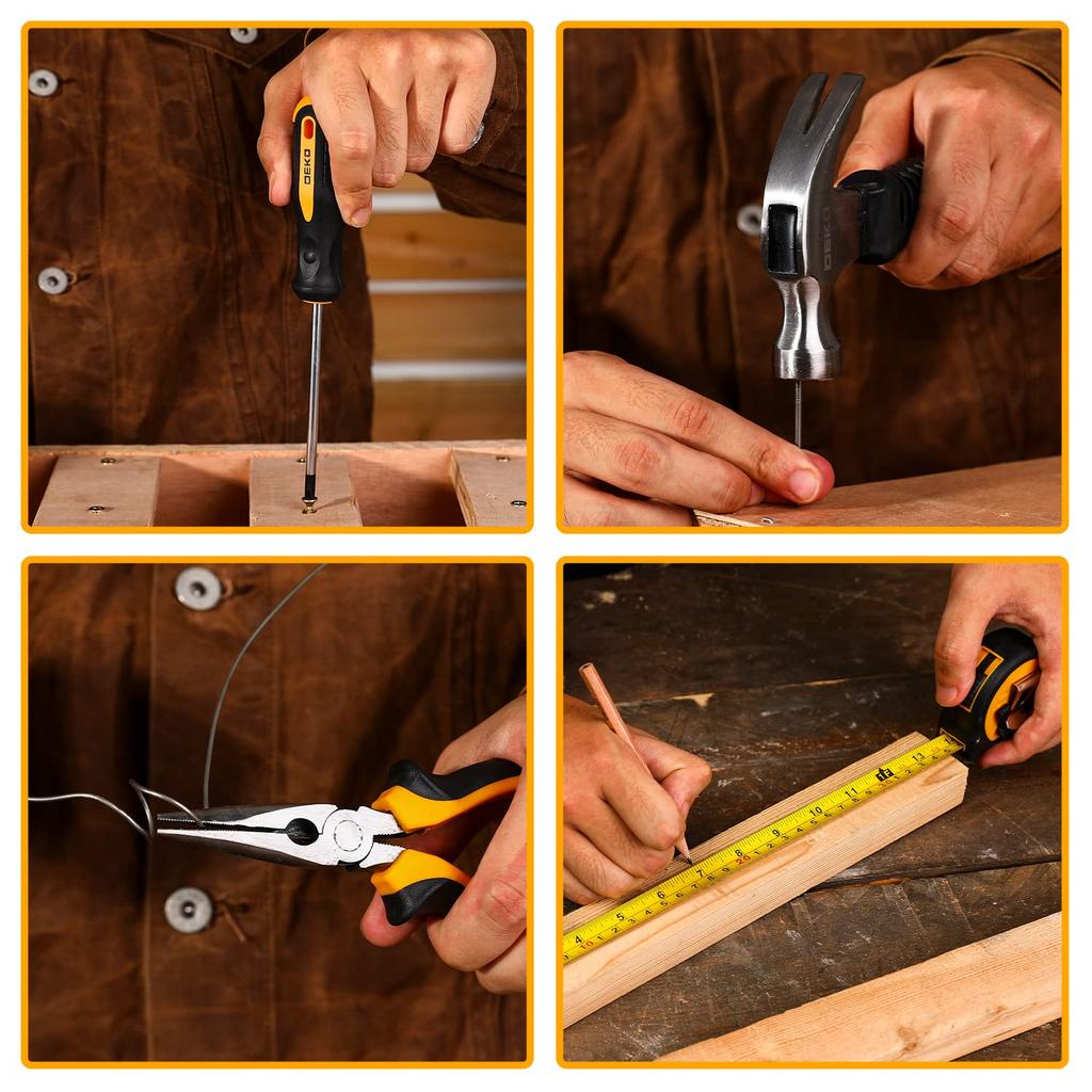 8V electric tool home tool household tool DIY work tool furniture home repair tool comes with a convenient storage case [Includes drill] 126-piece