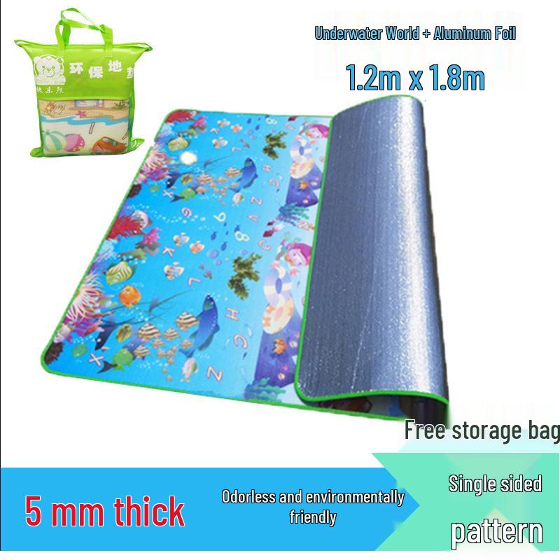 Enlarged Waterproof Outdoor Cartoon Picnic and Camping Mat - Foldable and Moisture-Proof