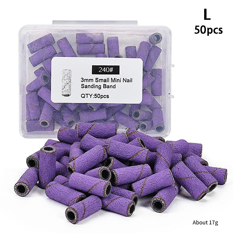 

80/150/180/240 Шлифовальные ленты Зебра Песочное кольцо Насадка Маникюр Педикюр Ногти Электрическая дрель Машина Шлифовка Снятие Фреза as the picture