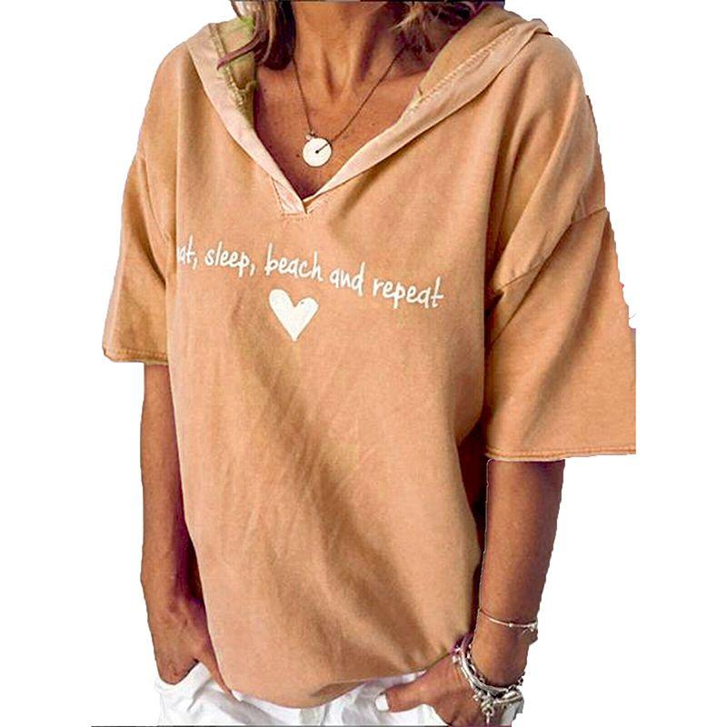 Sleeve Short Women Loose T Shirts Fashion Ladies Summer Casual Blouse Tops Shirt