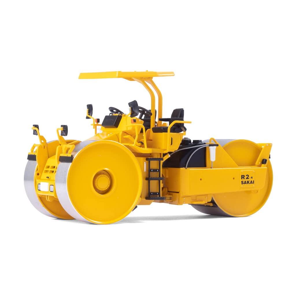 

PLATZ SAKAI Тяжёлый макадамный каток Металлическая готовая модель Жёлтый 1/50 (Сакай Индастриз) Р2-4 МКМР-1