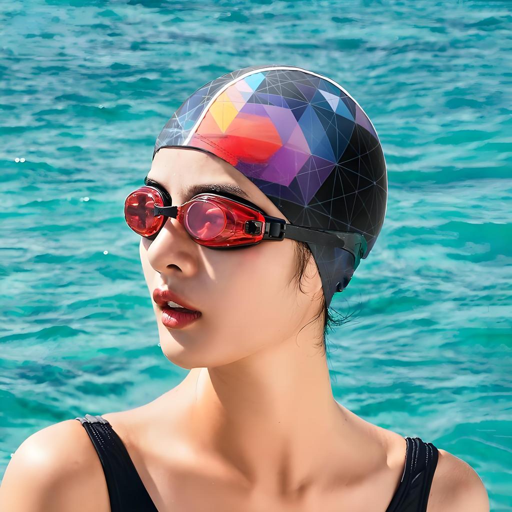 Competition Swimming Hats Silicone Caps for Swimming Pool High Elasticity Adult Swim Caps