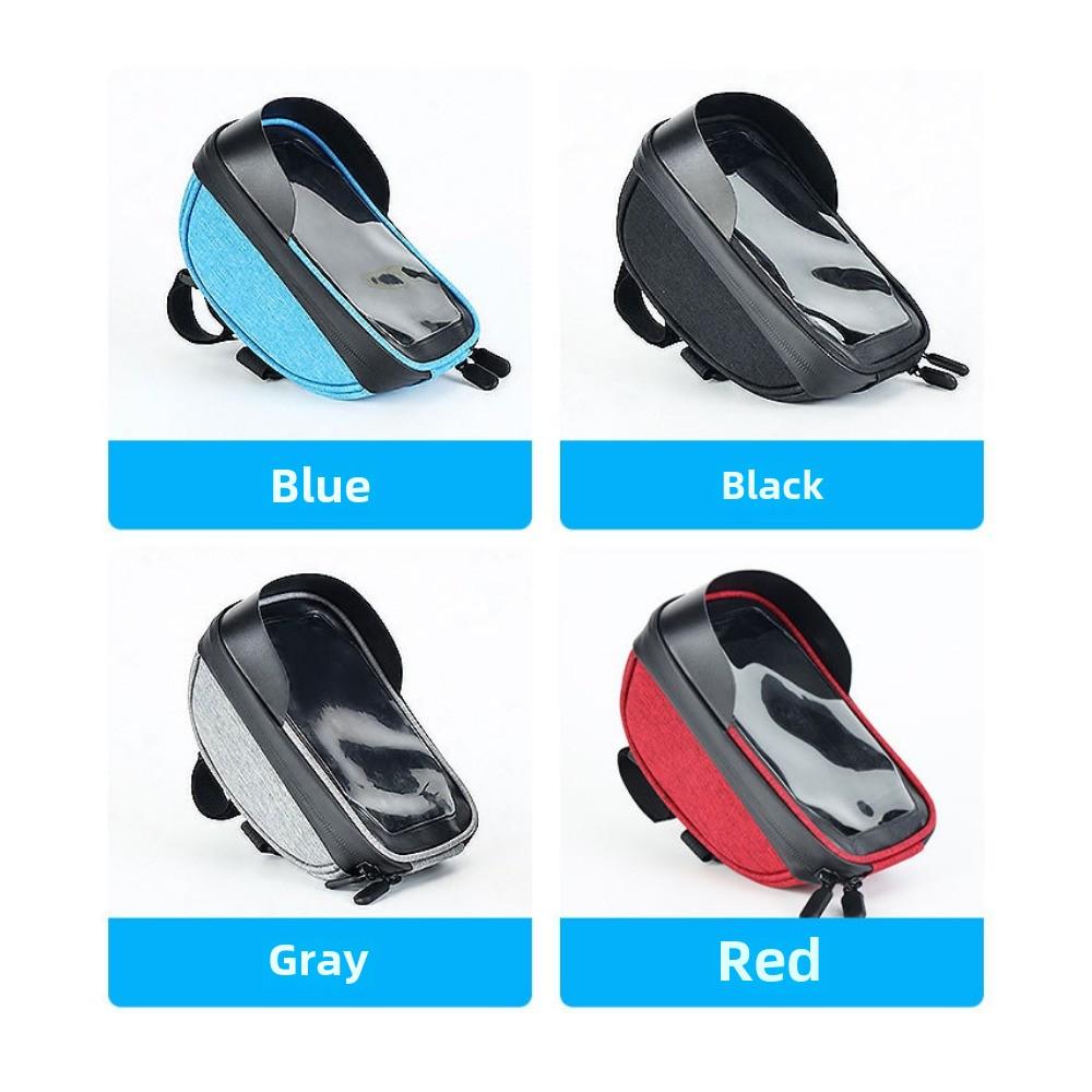 Waterproof Hard Shell Handlebar Bag Bike Riding Organizer for Road Cycling Phone Storage