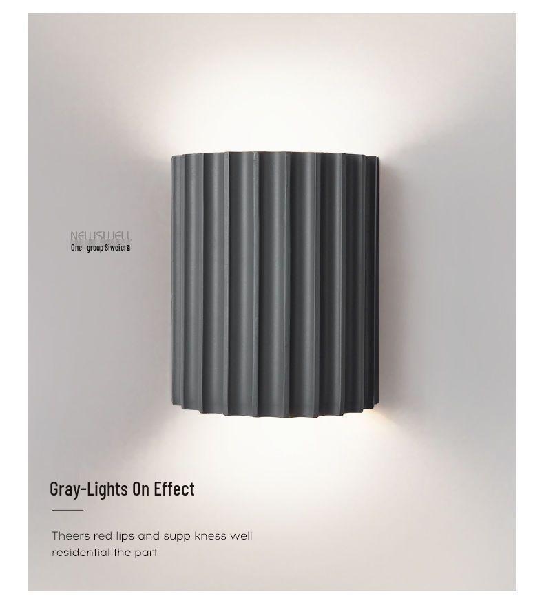 Wabi-Sabi Roman Column Wall Lamp: Perfect for Hallways, Bedsides, Entrances, and Corridors