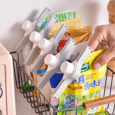 Sealed Discharge Nozzle Sealing Clamp, Kitchen Seasoning Preservation and Moisture-proof Clamp, Snack Food Plastic Bag, Milk Powder Clamp