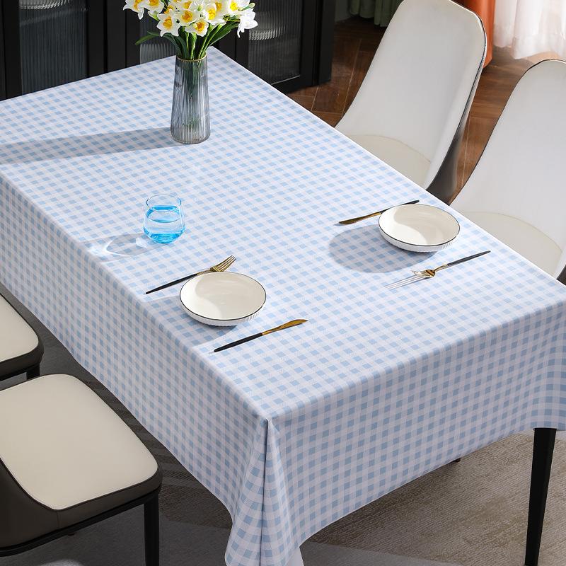 

Водонепроникна та жиростійка скатертина з ПВХ Ins Tea Rectangular Minimalist Floral Tablecloth 90*140cm