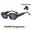 Versatile Men's and Women's Outdoor UV Resistant Polygon-shaped Sunglasses Beach Travel Street Photography Shades Glasses