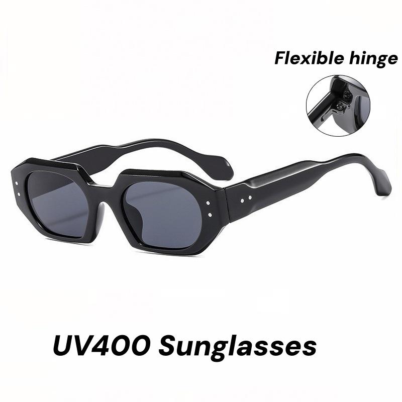 Versatile Men's and Women's Outdoor UV Resistant Polygon-shaped Sunglasses Beach Travel Street Photography Shades Glasses