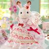 Sylvanian Families Doll Birthday Flare Strawberry Cake ST Mark Ages 3 and Toy Sylvanian Epoch "Happy Dress" C-80 Certified, Up, Dollhouse, Families,