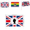 Union Jack Platinum Jubilee Flag For British National Day Decor