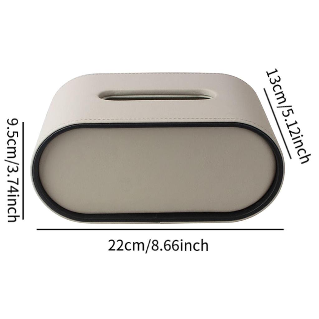 Organizer na chusteczki z PU skóry do samochodu, biura i na toaletkę